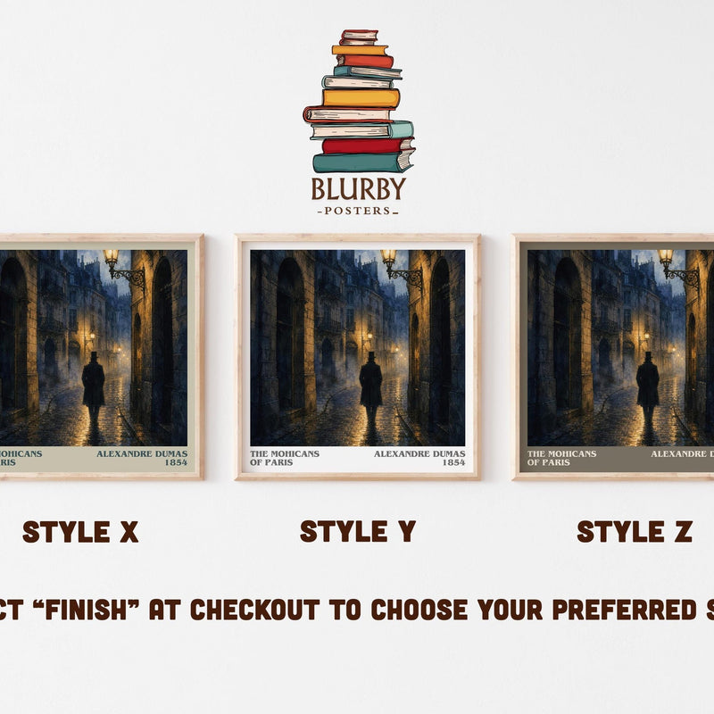 The Mohicans Of Paris Literary Art Print by Alexandre Dumas