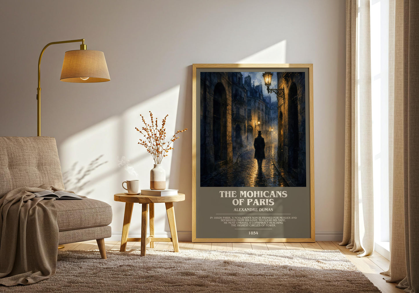 The Mohicans Of Paris Bookish Wall Art by Alexandre Dumas