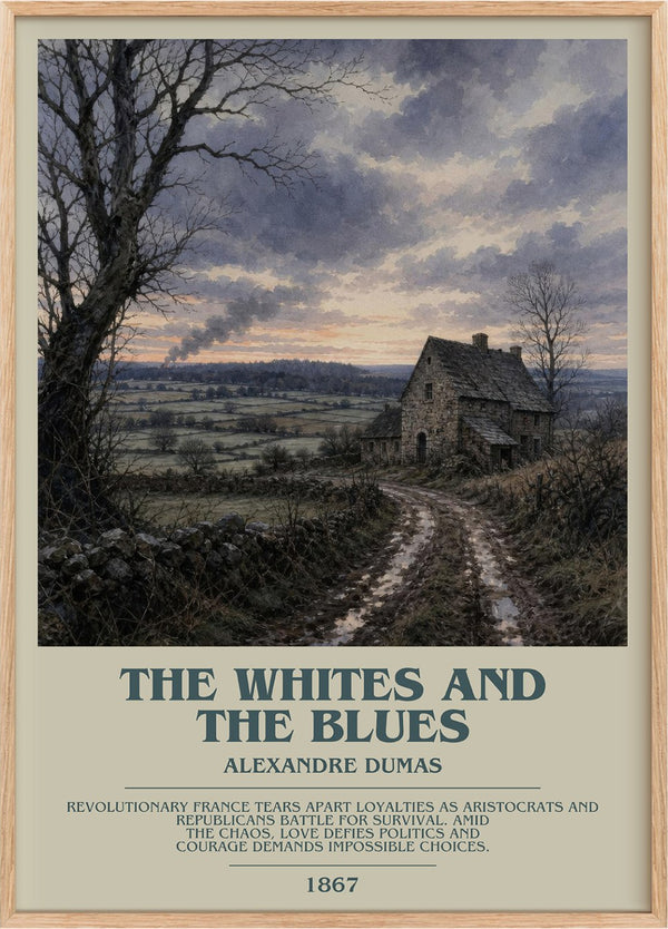 The Whites And The Blues Bookish Wall Art by Alexandre Dumas