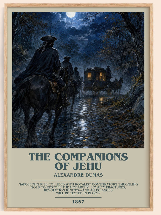 The Companions Of Jehu Bookish Wall Art by Alexandre Dumas