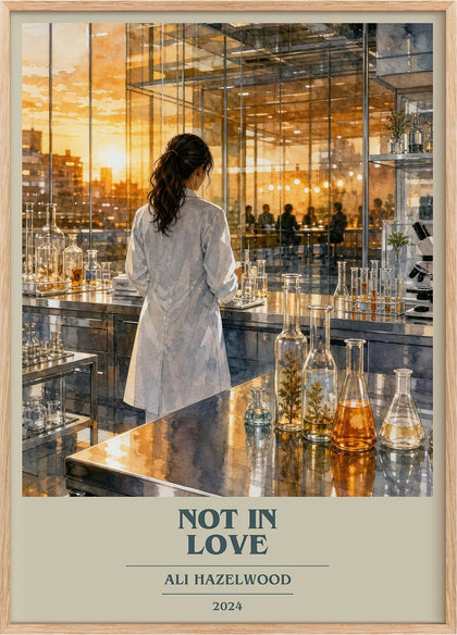 Not In Love Book Cover Poster by Ali Hazelwood