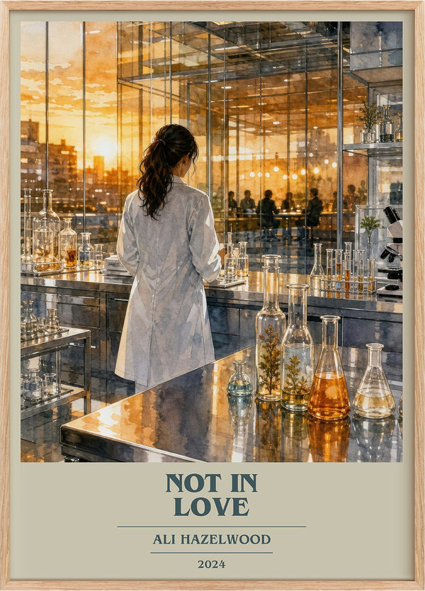 Not In Love Book Cover Poster by Ali Hazelwood