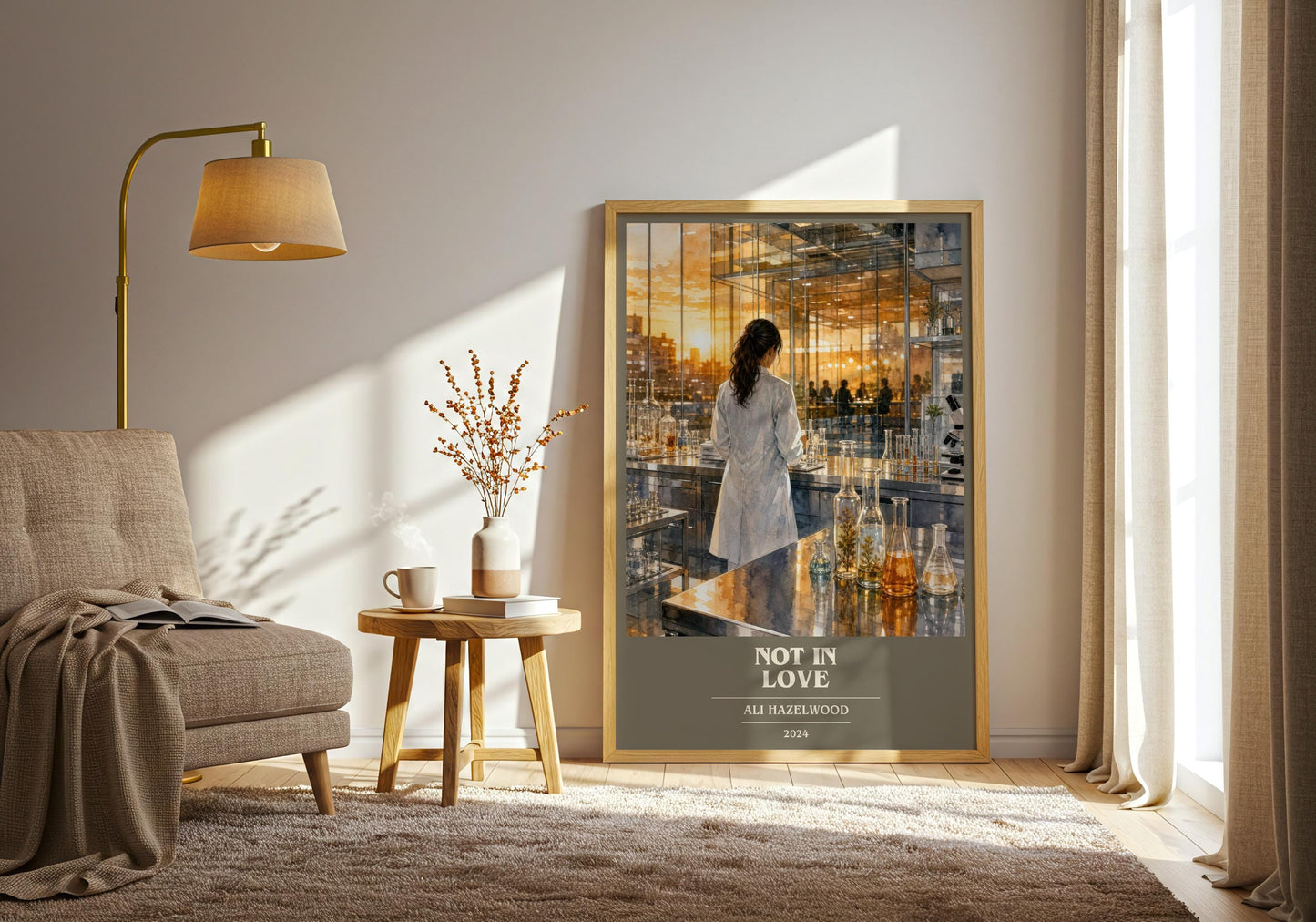 Not In Love Book Cover Poster by Ali Hazelwood