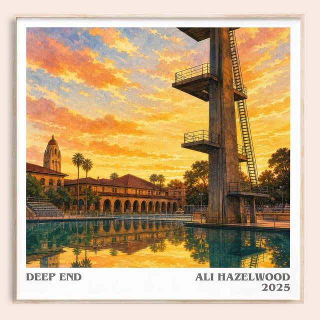 Deep End Literary Art Print by Ali Hazelwood