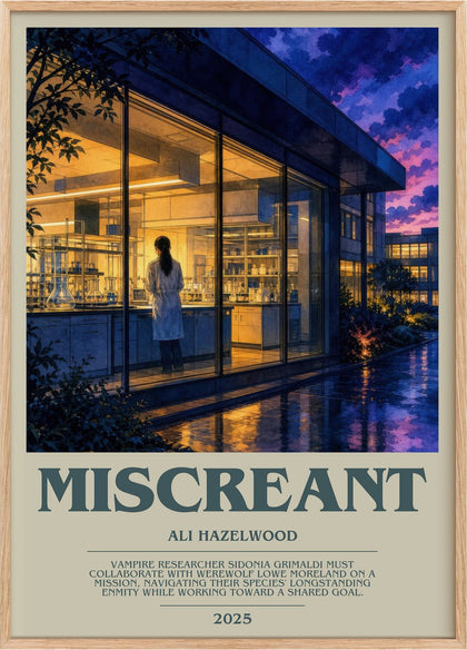 Miscreant Bookish Wall Art by Ali Hazelwood