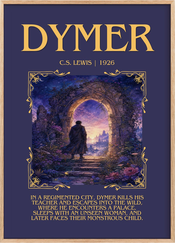 Dymer Minimalist Book Poster by C.S. Lewis