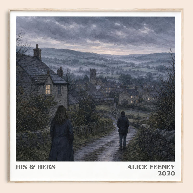 His & Hers Literary Art Print by Alice Feeney
