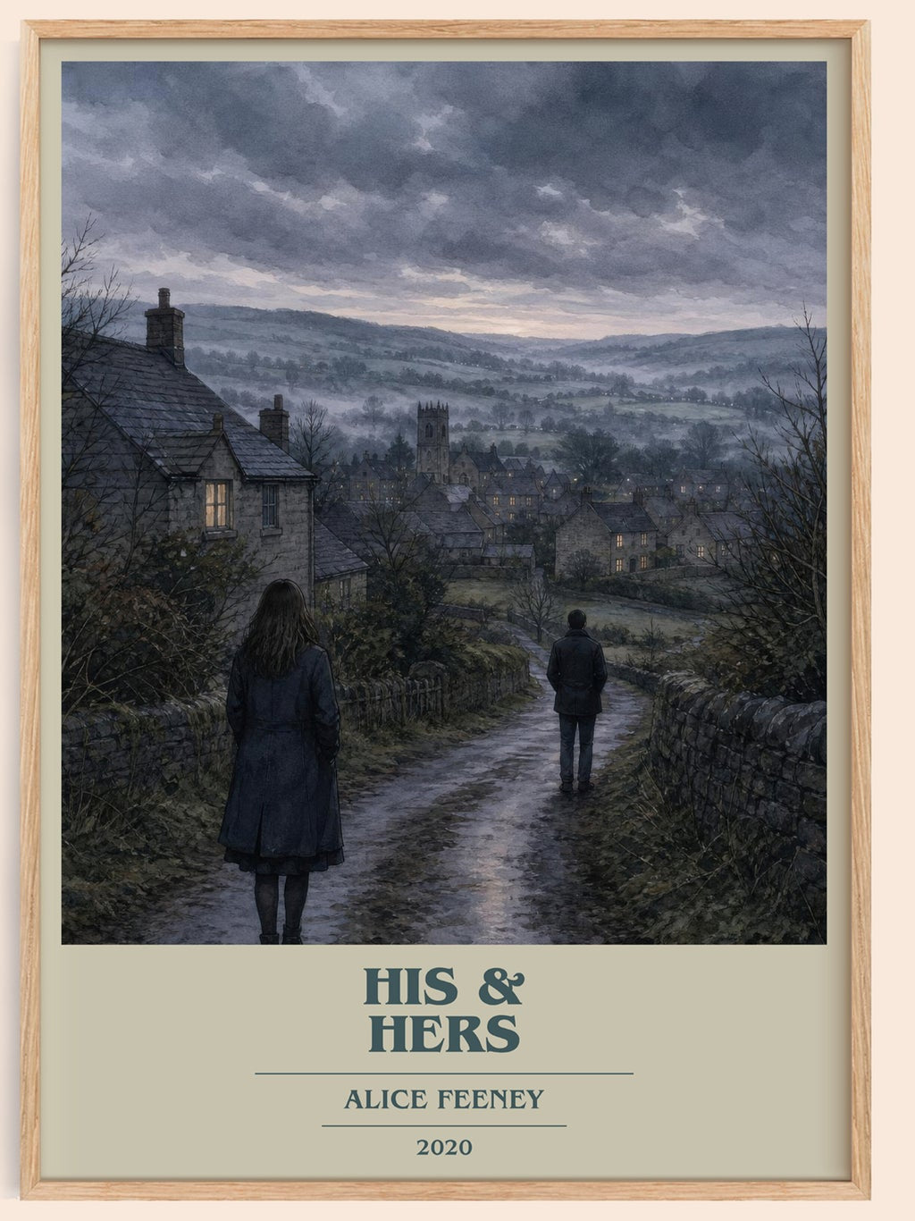 His & Hers Book Cover Poster by Alice Feeney