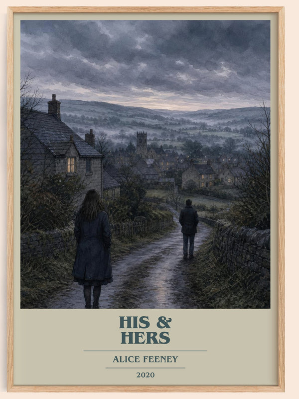 His & Hers Book Cover Poster by Alice Feeney