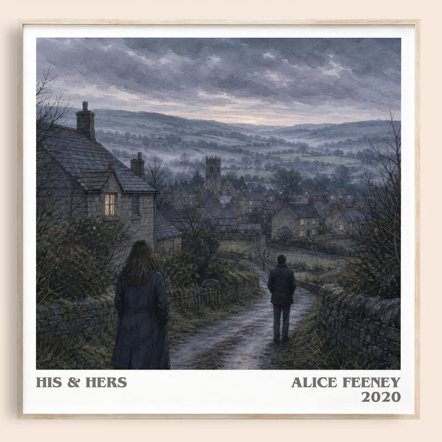 His & Hers Literary Art Print by Alice Feeney