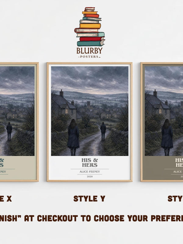 His & Hers Book Cover Poster by Alice Feeney