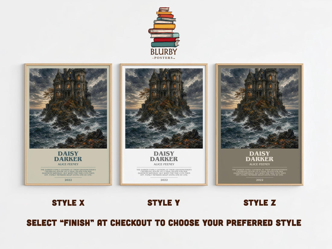 Daisy Darker Bookish Wall Art by Alice Feeney (mockup)