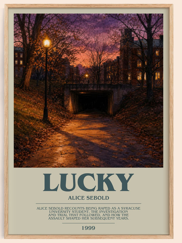 Lucky Bookish Wall Art by Alice Sebold