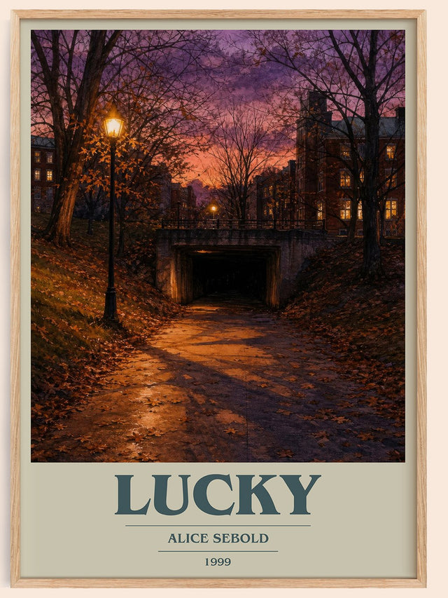 Lucky Book Cover Poster by Alice Sebold