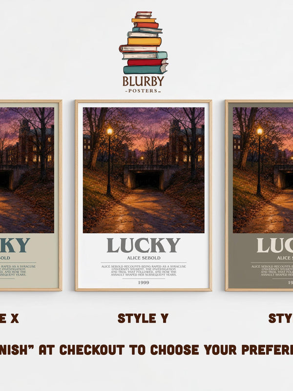 Lucky Bookish Wall Art by Alice Sebold
