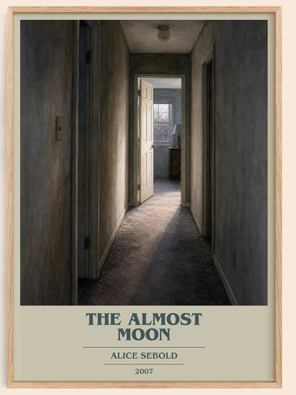 The Almost Moon Book Cover Poster by Alice Sebold