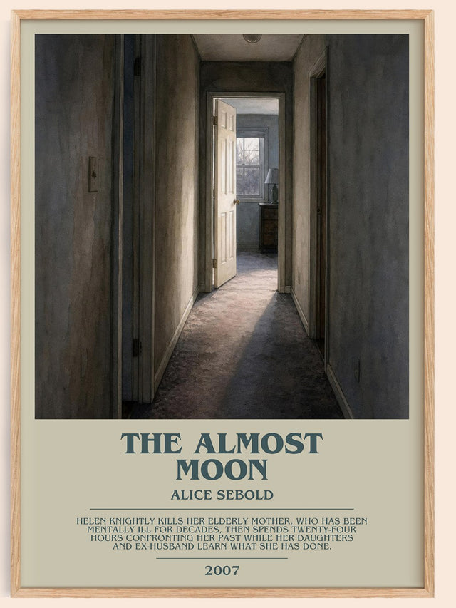 The Almost Moon Bookish Wall Art by Alice Sebold