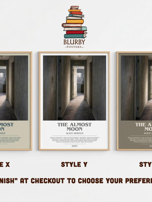 The Almost Moon Bookish Wall Art by Alice Sebold
