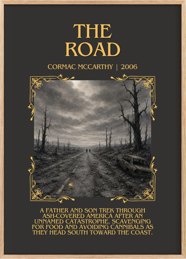 The Road Minimalist Book Poster by Cormac Mccarthy