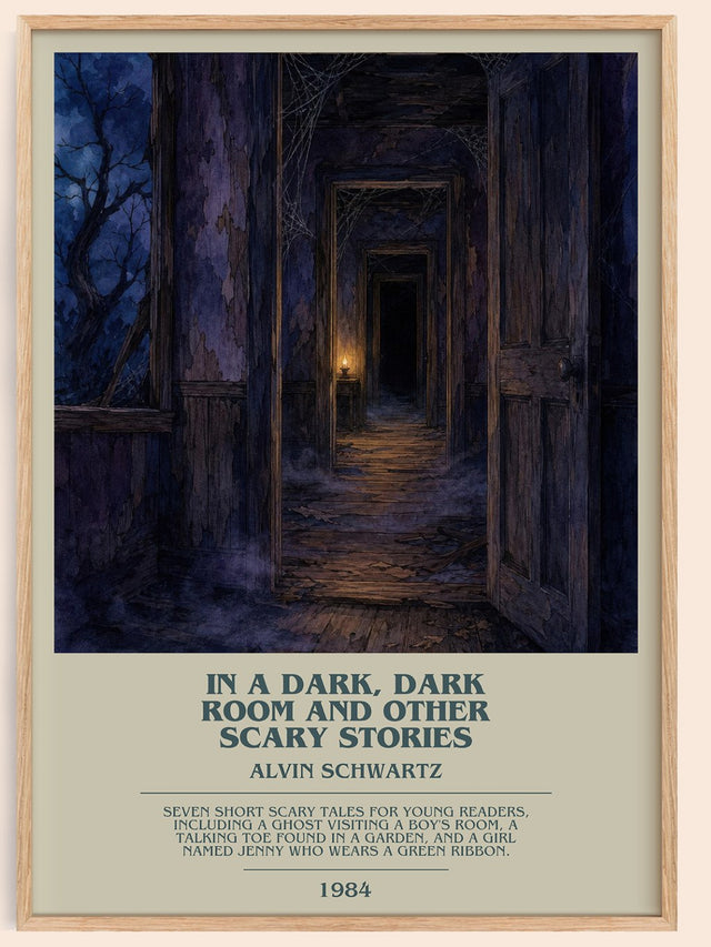 In A Dark, Dark Room And Other Scary Stories Bookish Wall Art – A.