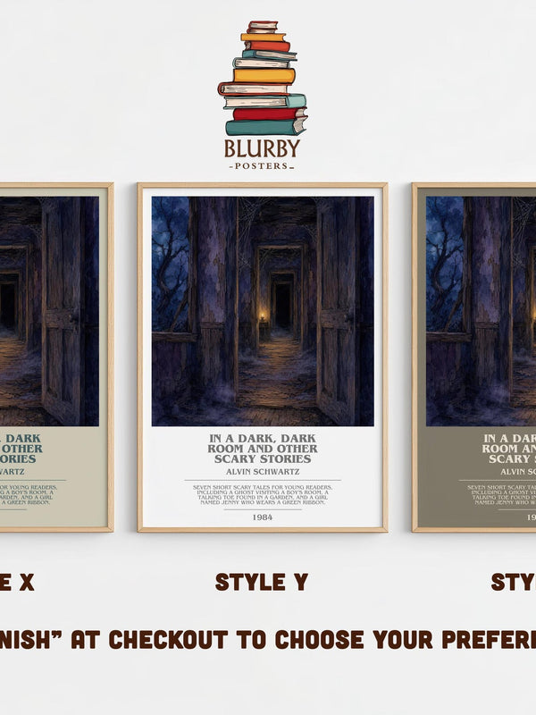 In A Dark, Dark Room And Other Scary Stories Bookish Wall Art – A.
