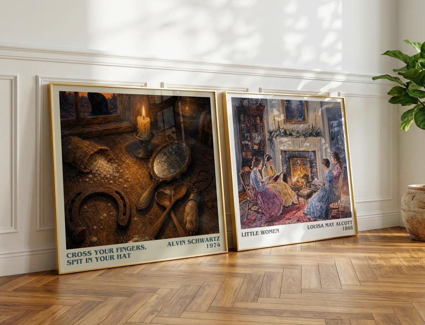 Cross Your Fingers, Spit In Your Hat Literary Art Print by A. Schwartz