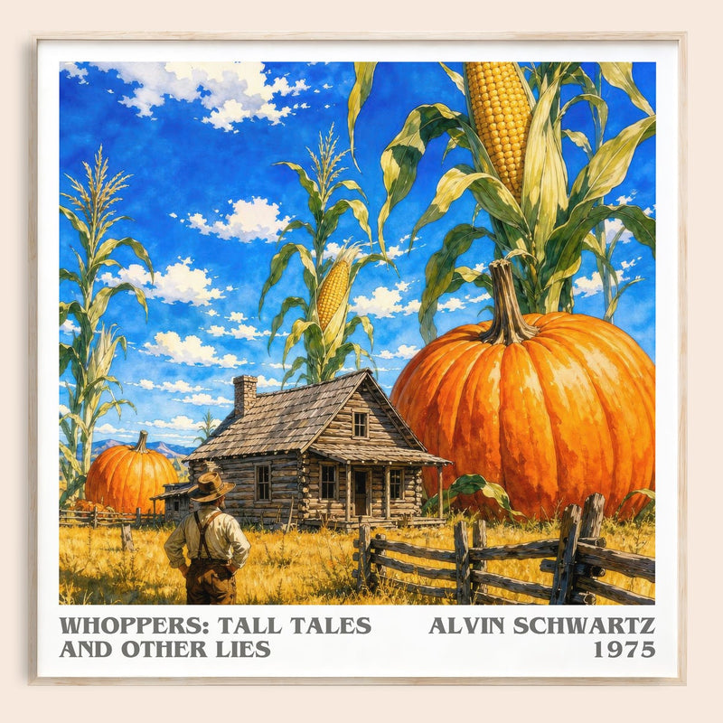 Whoppers: Tall Tales And Other Lies Literary Art Print by A. Schwartz