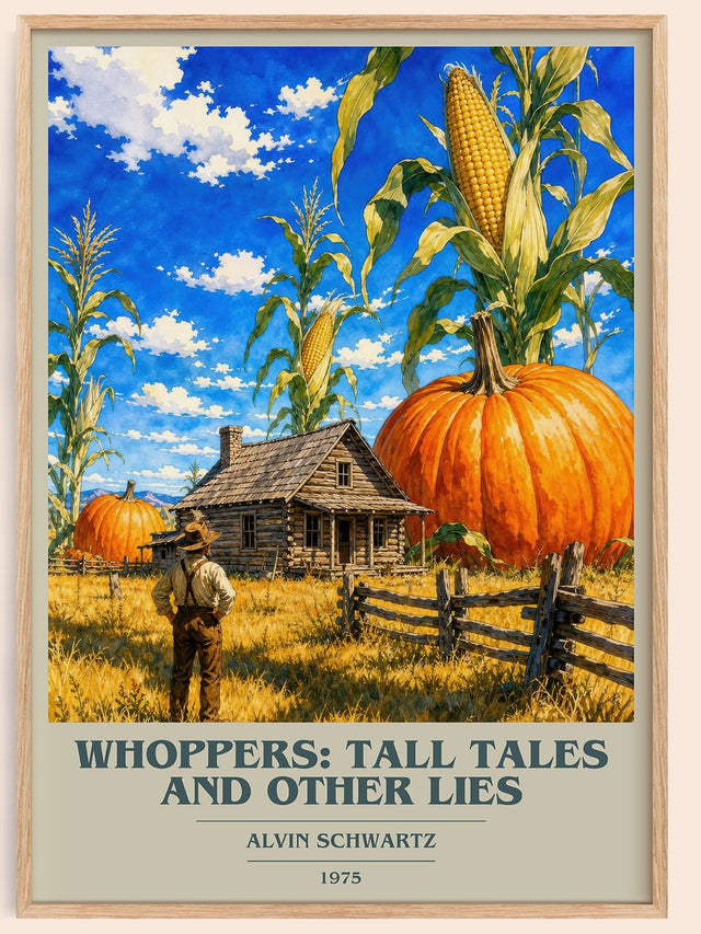 Whoppers: Tall Tales And Other Lies Book Cover Poster by A. Schwartz
