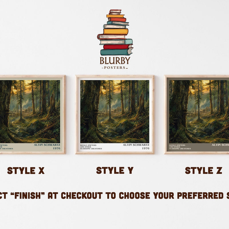 Kickle Snifters And Other Fearsome Creatures Literary Art Print – A.