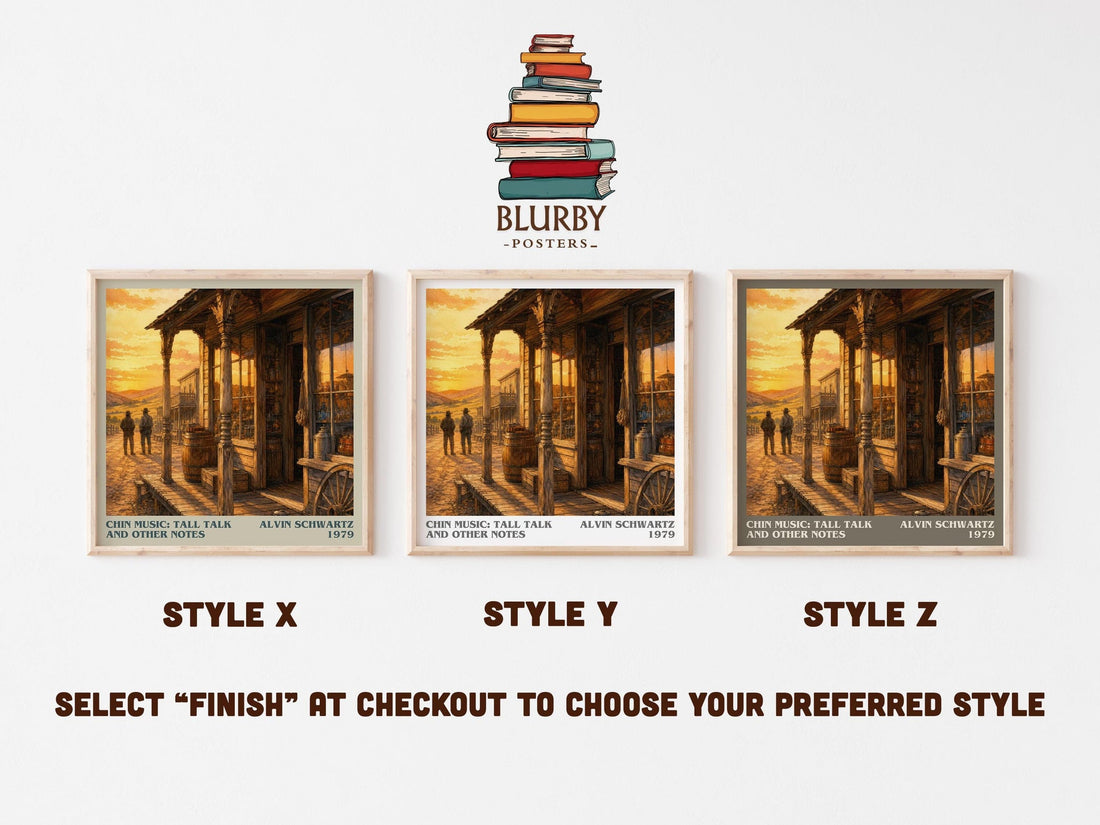 Chin Music: Tall Talk And Other Notes Literary Art Print – A. Schwartz (mockup)
