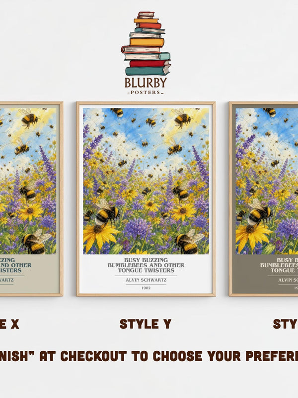 Busy Buzzing Bumblebees And Other Tongue Twisters Book Cover Poster –