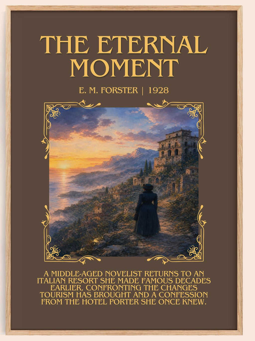 The Eternal Moment Minimalist Book Poster by E. M. Forster – book poster