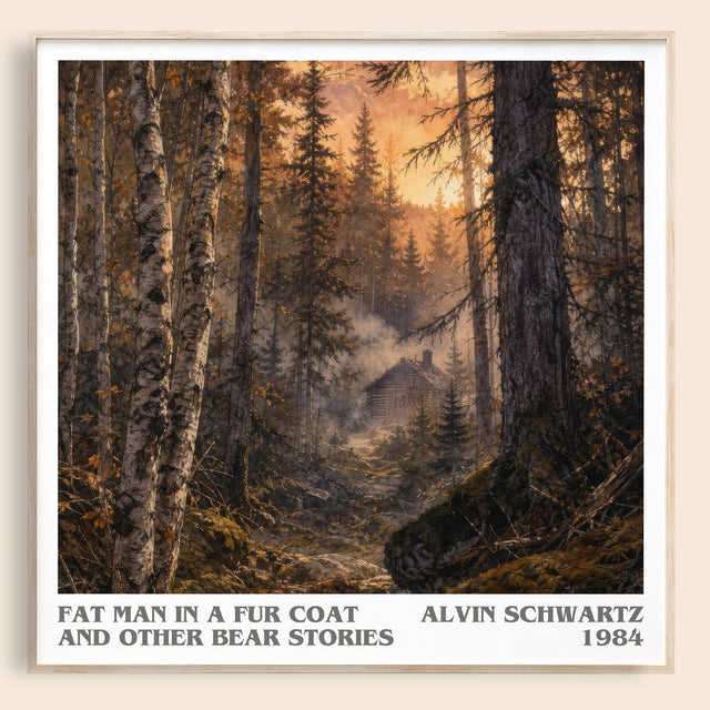 Fat Man In A Fur Coat And Other Bear Stories Literary Art Print – A.
