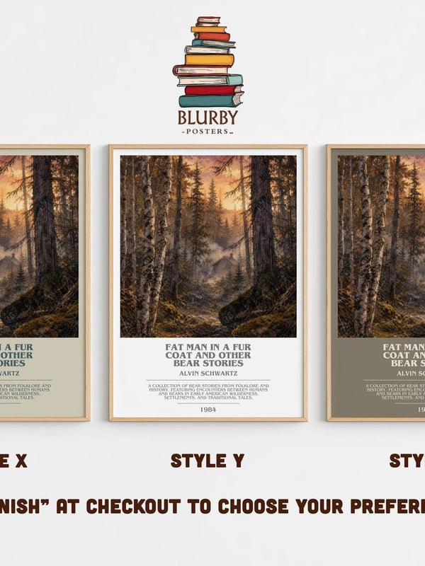 Fat Man In A Fur Coat And Other Bear Stories Bookish Wall Art – A.