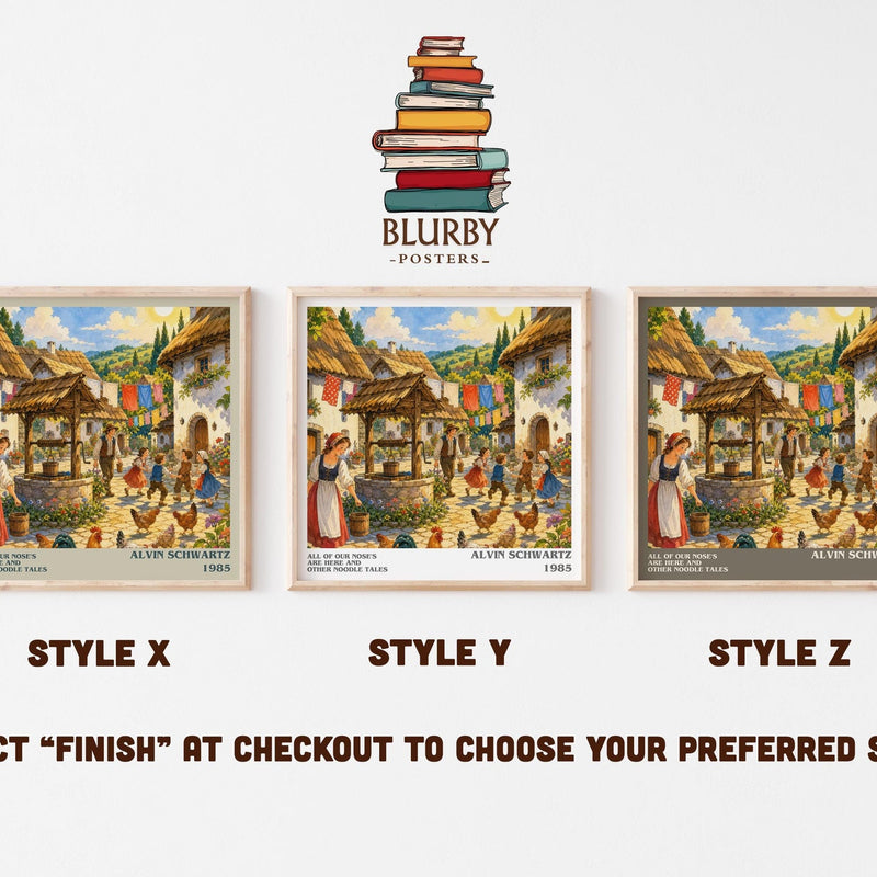 All Of Our Nose'S Are Here And Other Noodle Tales Literary Art Print