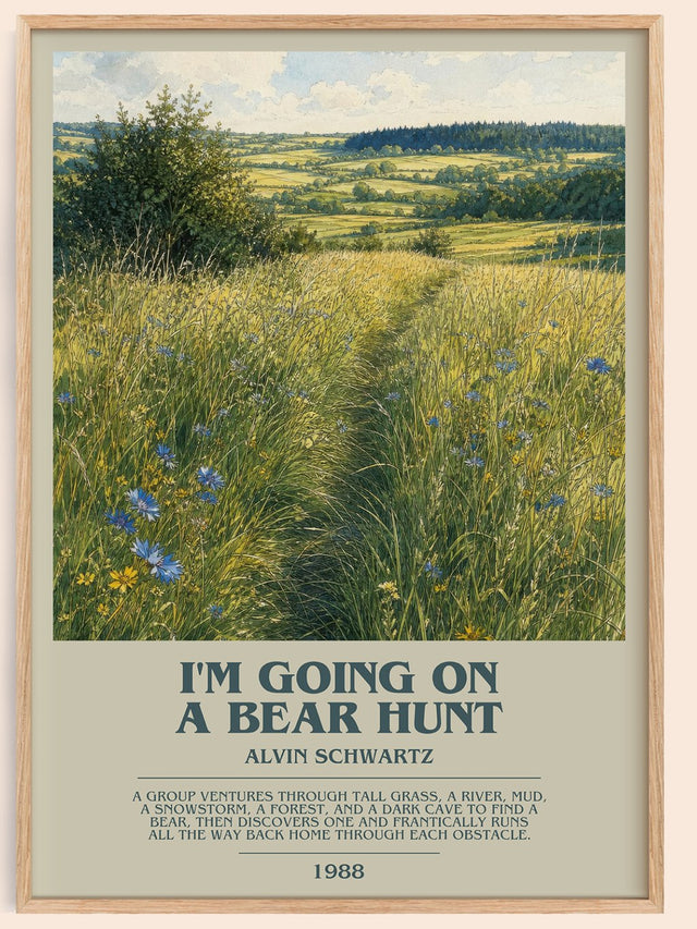 I'M Going On A Bear Hunt Bookish Wall Art by Alvin Schwartz