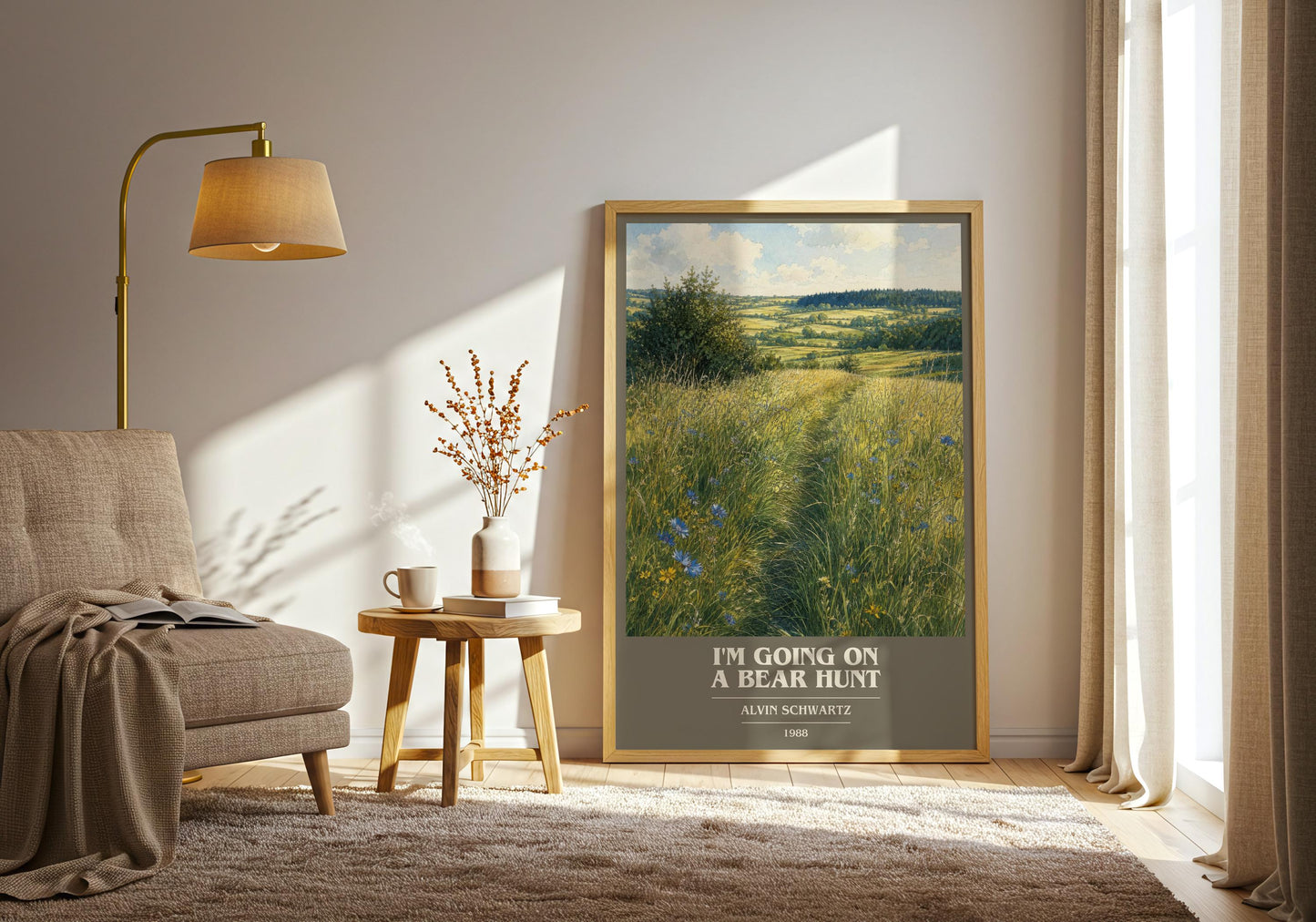I'M Going On A Bear Hunt Book Cover Poster by Alvin Schwartz