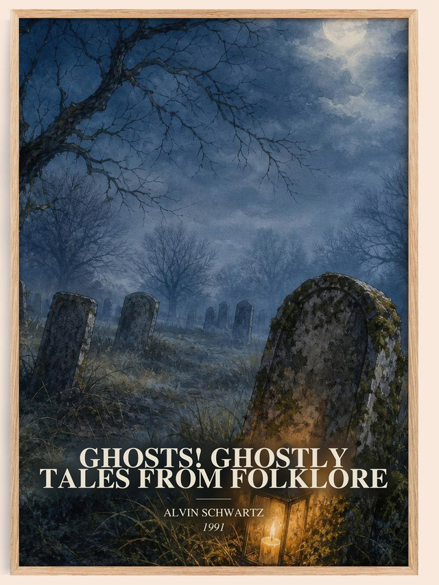 Ghosts! Ghostly Tales From Folklore Book Watercolour Illustration –