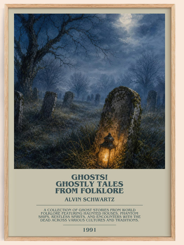 Ghosts! Ghostly Tales From Folklore Bookish Wall Art by Alvin Schwartz