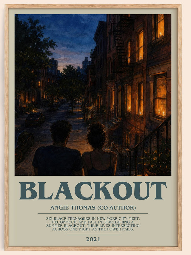 Blackout Bookish Wall Art by Angie Thomas (Co-Author)