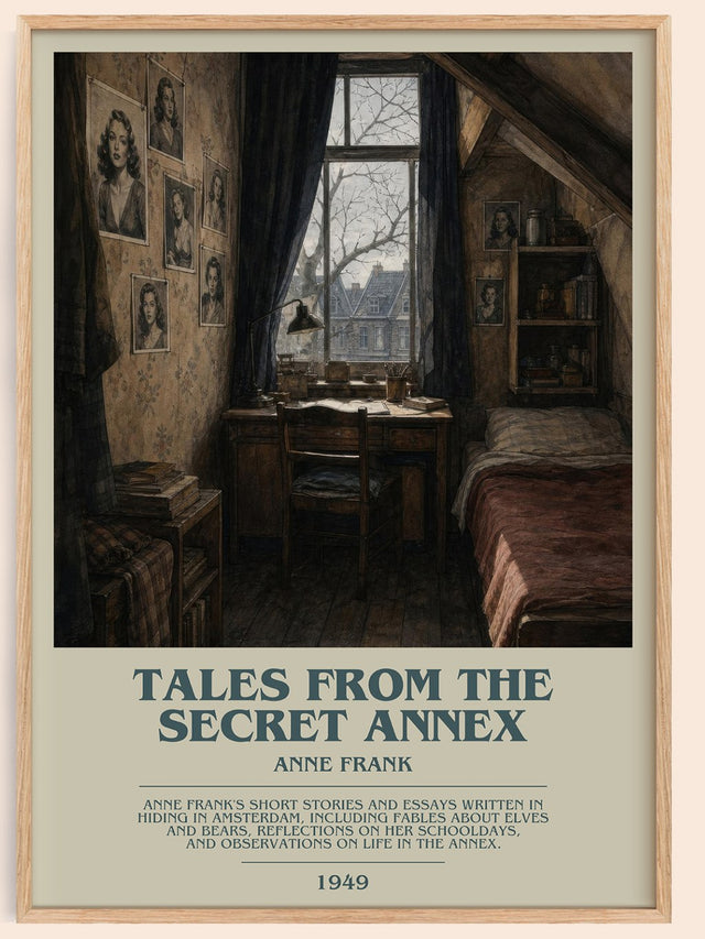 Tales From The Secret Annex Bookish Wall Art by Anne Frank