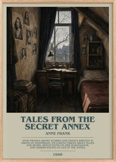 Tales From The Secret Annex Bookish Wall Art by Anne Frank