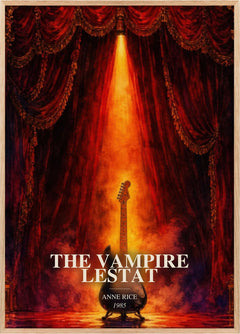 The Vampire Lestat Book Watercolour Illustration by Anne Rice