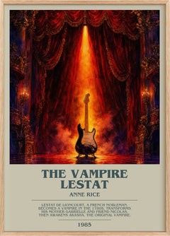 The Vampire Lestat Bookish Wall Art by Anne Rice
