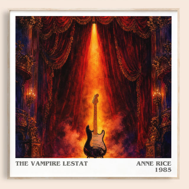 The Vampire Lestat Literary Art Print by Anne Rice