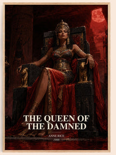 The Queen Of The Damned Book Watercolour Illustration by Anne Rice