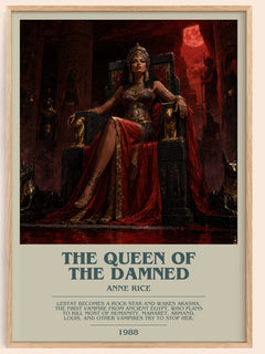 The Queen Of The Damned Bookish Wall Art by Anne Rice