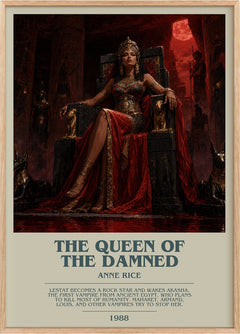 The Queen Of The Damned Bookish Wall Art by Anne Rice