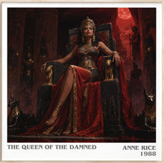 The Queen Of The Damned Literary Art Print by Anne Rice