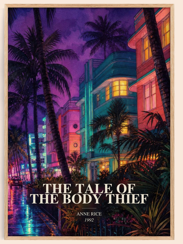 The Tale Of The Body Thief Book Watercolour Illustration by Anne Rice
